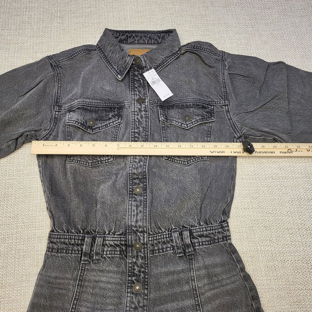 American Eagle Outfitters Womens Button-Down Denim Shirt Dress S/P NWT MSRP 79 - Picture 15 of 16